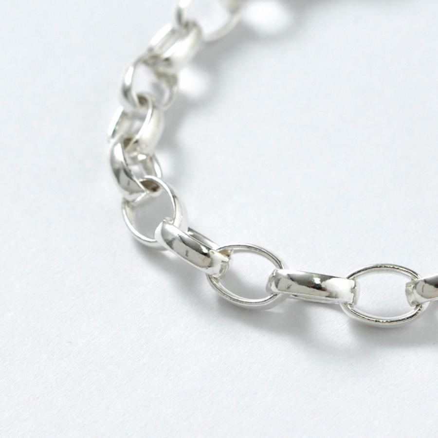 TMW（トラディショナルモダンワークス） スターリングシルバー ケーブルチェーンブレスレット / メンズ シルバー925 19cm 20cm | ROCOCO | 08