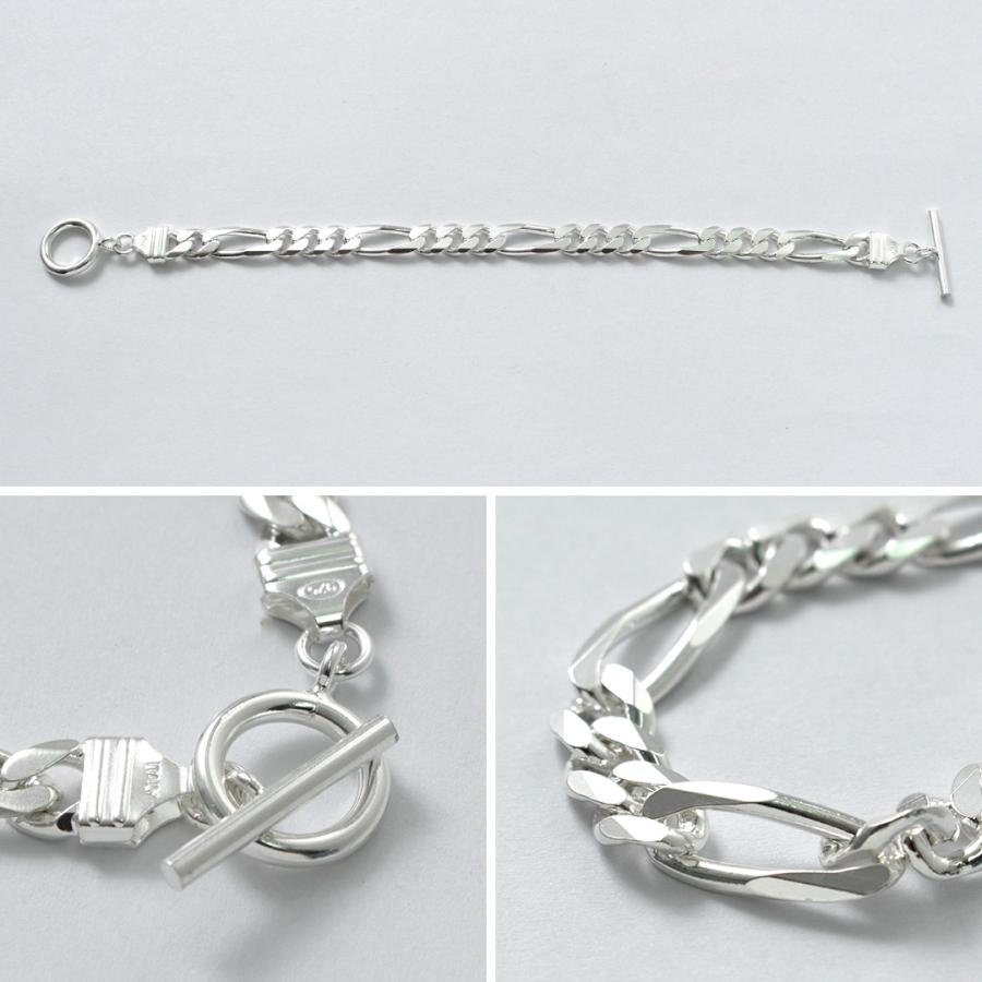 TMW（トラディショナルモダンワークス） スターリングシルバー フィガロチェーンブレスレット / メンズ シルバー925 19cm 21cm | ROCOCO | 11