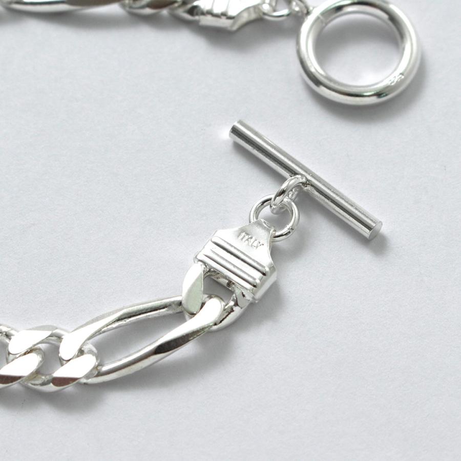 TMW（トラディショナルモダンワークス） スターリングシルバー フィガロチェーンブレスレット / メンズ シルバー925 19cm 21cm | ROCOCO | 08