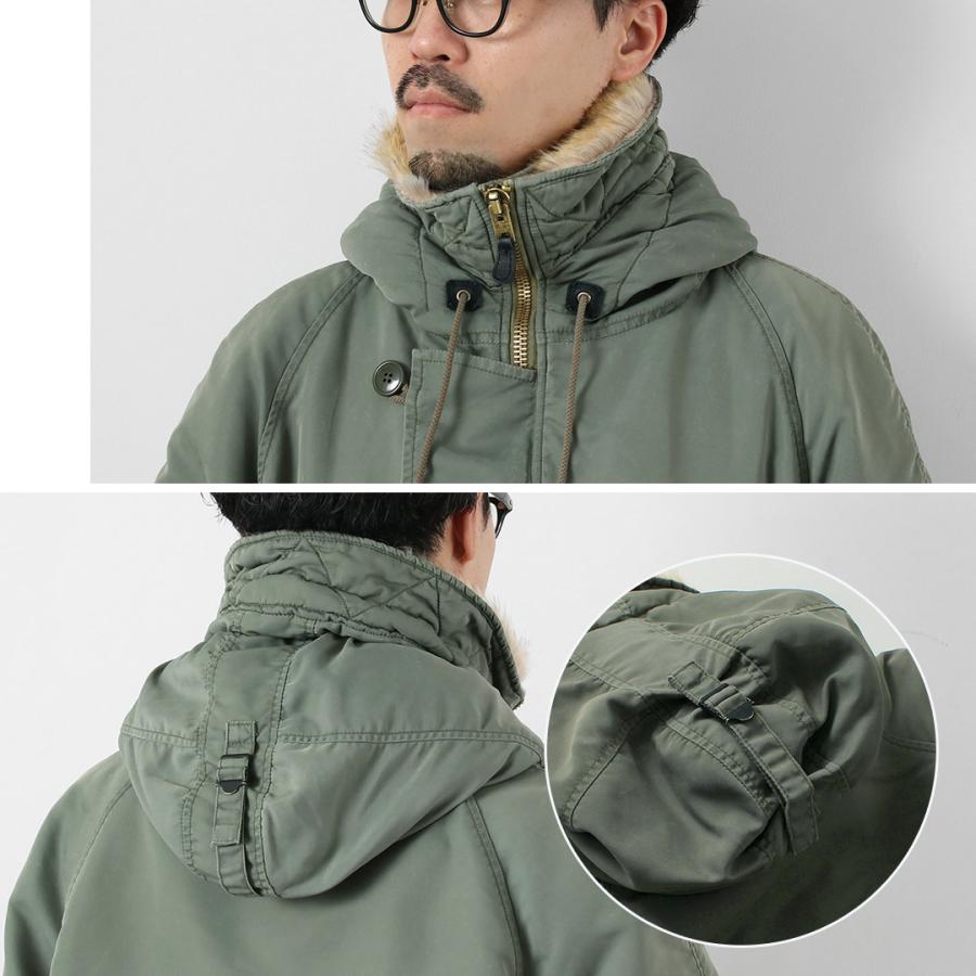 レミレリーフ　モッズコート　ミリタリー　N-3B REMI RELIEF（レミレリーフ） リサイクルナイロンツイル N-3B