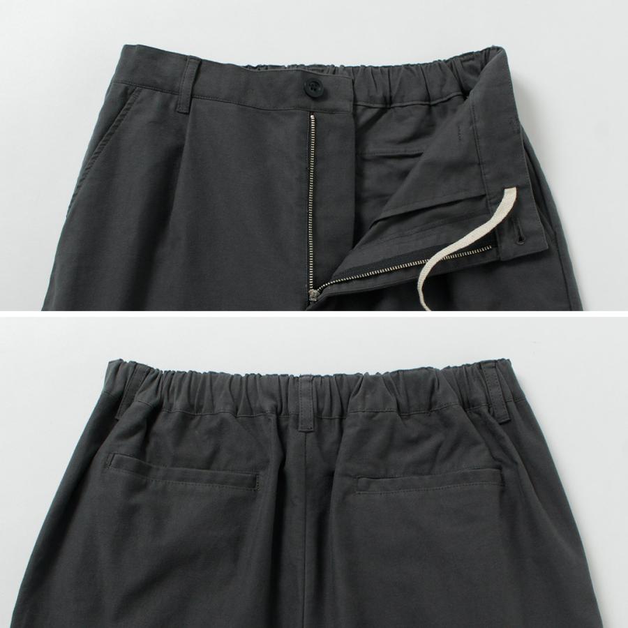 BASISBROEK（バージスブルック） ウィスケン モールスキンストレッチ タックイージーパンツ / メンズ パンツ イージーパンツ | BASISBROEK | 08