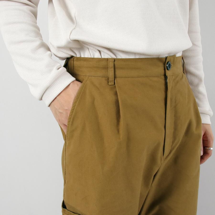 BASISBROEK（バージスブルック） ウィスケン モールスキンストレッチ タックイージーパンツ / メンズ パンツ イージーパンツ | BASISBROEK | 09