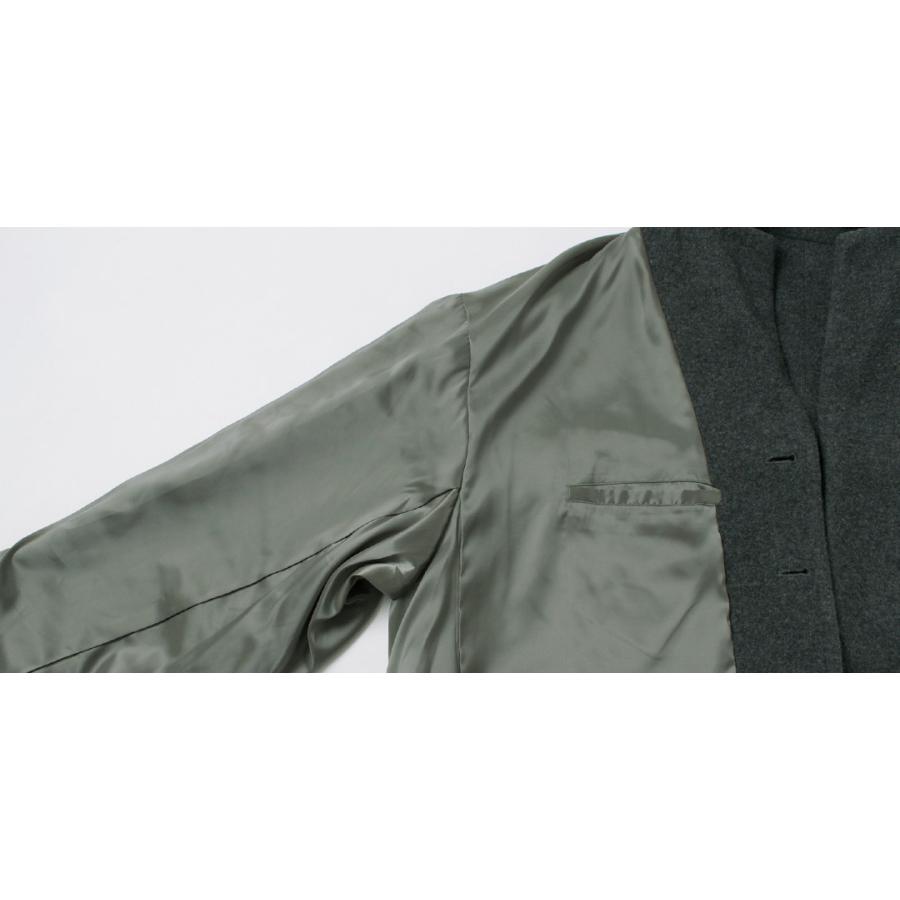 BASISBROEK（バージスブルック） バレン ウール ナイロン フラノ チェスターコート / アウター ロング メンズ 日本製 | BASISBROEK | 16