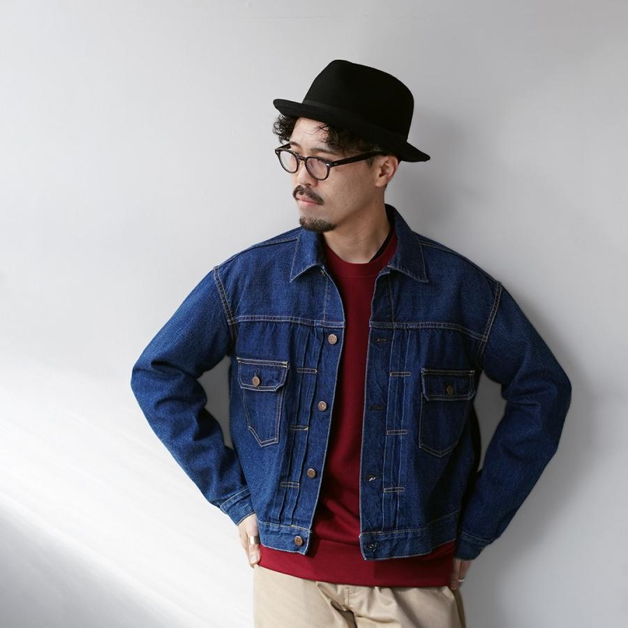 HIGHER（ハイアー） 別注 フェルト ブリム フェドラハット / メンズ 日本製 中折れ フォーマル FELT WIDE BRIM FEDORA HAT | HIGHER（ファッション） | 14