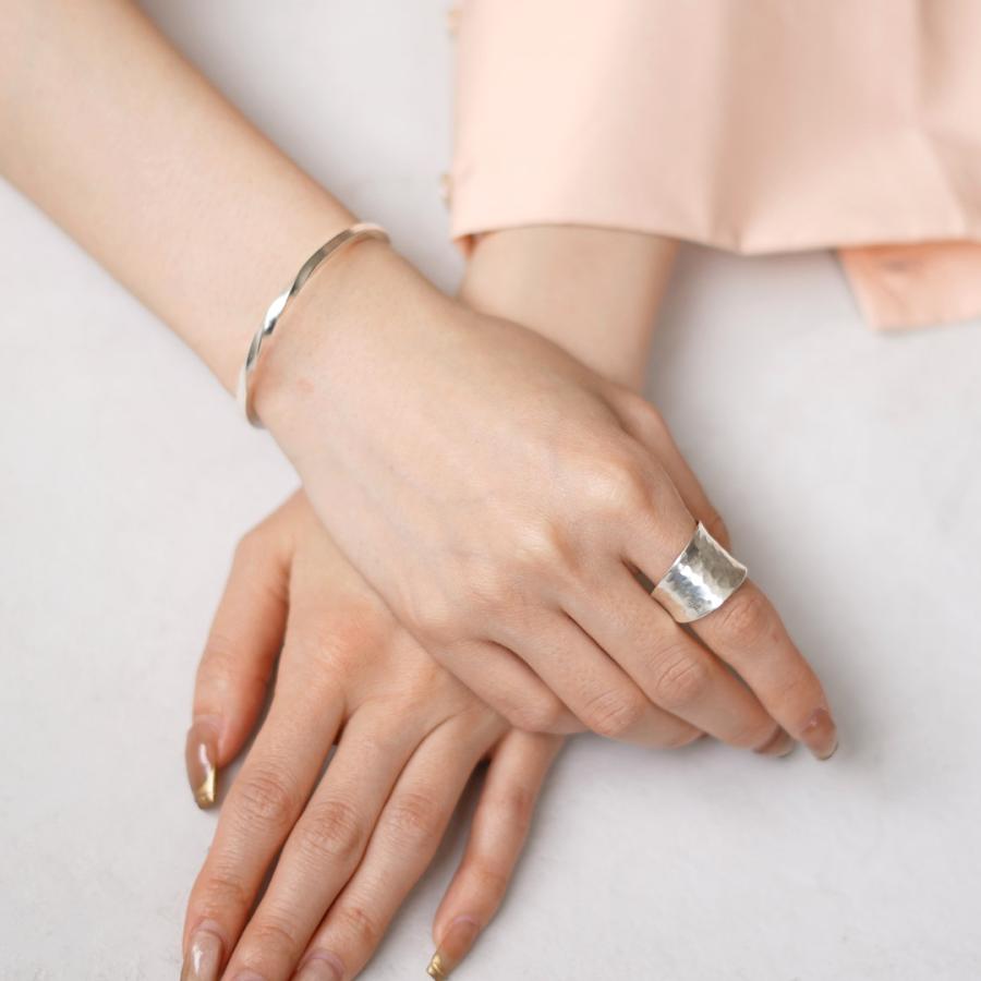 phaduA（パ・ドゥア） カレンシルバーリング ハンマードアイズ 槌目（つちめ） / メンズ レディース ユニセックス 指輪 | ROCOCO | 06