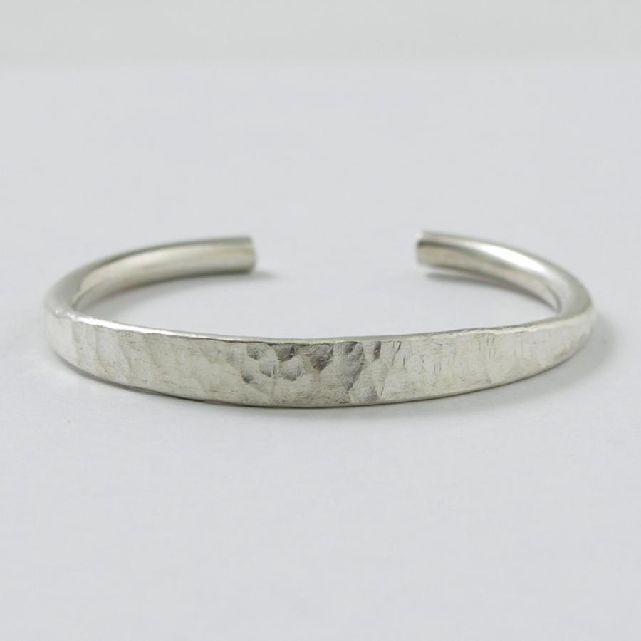 phaduA（パ・ドゥア） カレンシルバーバングル ハンマードアイズ 鎚目（つちめ） / メンズ レディース ブレスレット | ROCOCO | 08