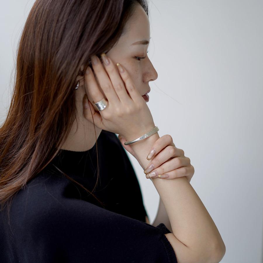 phaduA（パ・ドゥア） カレンシルバーバングル ハンマードアイズ 鎚目（つちめ） / メンズ レディース ブレスレット | ROCOCO | 09