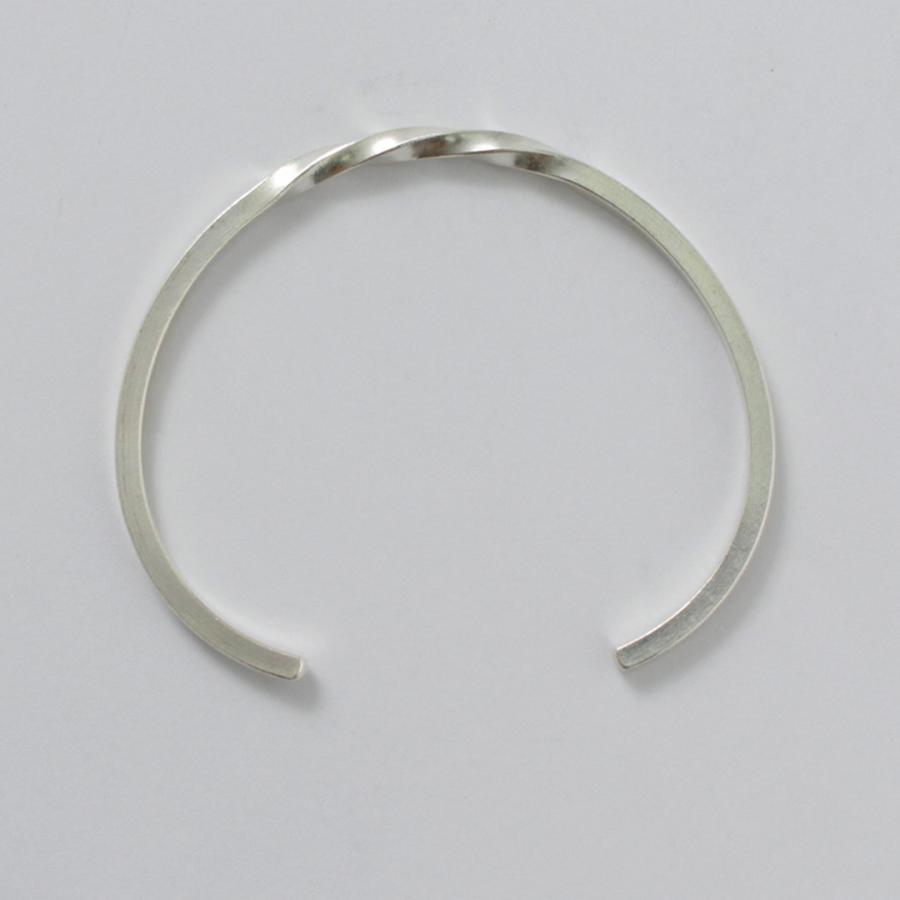 phaduA（パ・ドゥア） カレンシルバーバングル ツイスト / メンズ レディース ブレスレット ハンドメイド 重ね付け | ROCOCO | 07