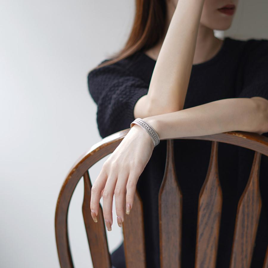 phaduA（パ・ドゥア） カレンシルバーバングル トライアングルフラワー / メンズ レディース ブレスレット ナバホ族 | ROCOCO | 09