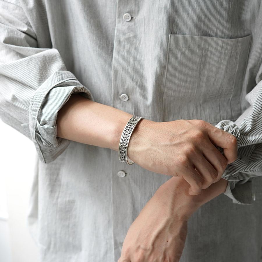 phaduA（パ・ドゥア） カレンシルバーバングル トライアングルフラワー / メンズ レディース ブレスレット ナバホ族 | ROCOCO | 10