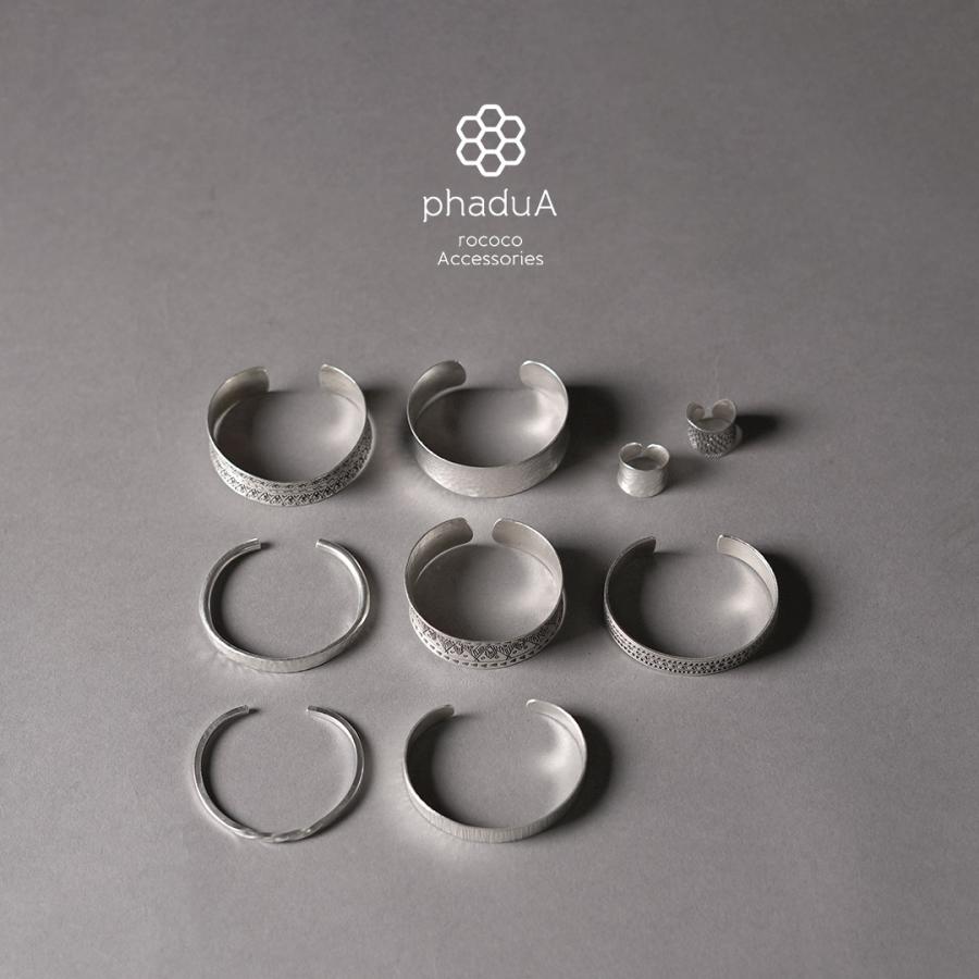 phaduA（パ・ドゥア） カレンシルバーバングル マウンテンリバー ワイド / メンズ レディース ナバホ族 | ROCOCO | 05
