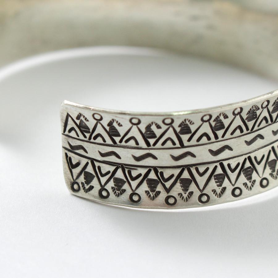 phaduA（パ・ドゥア） カレンシルバーバングル マウンテンリバー ワイド / メンズ レディース ナバホ族 | ROCOCO | 06