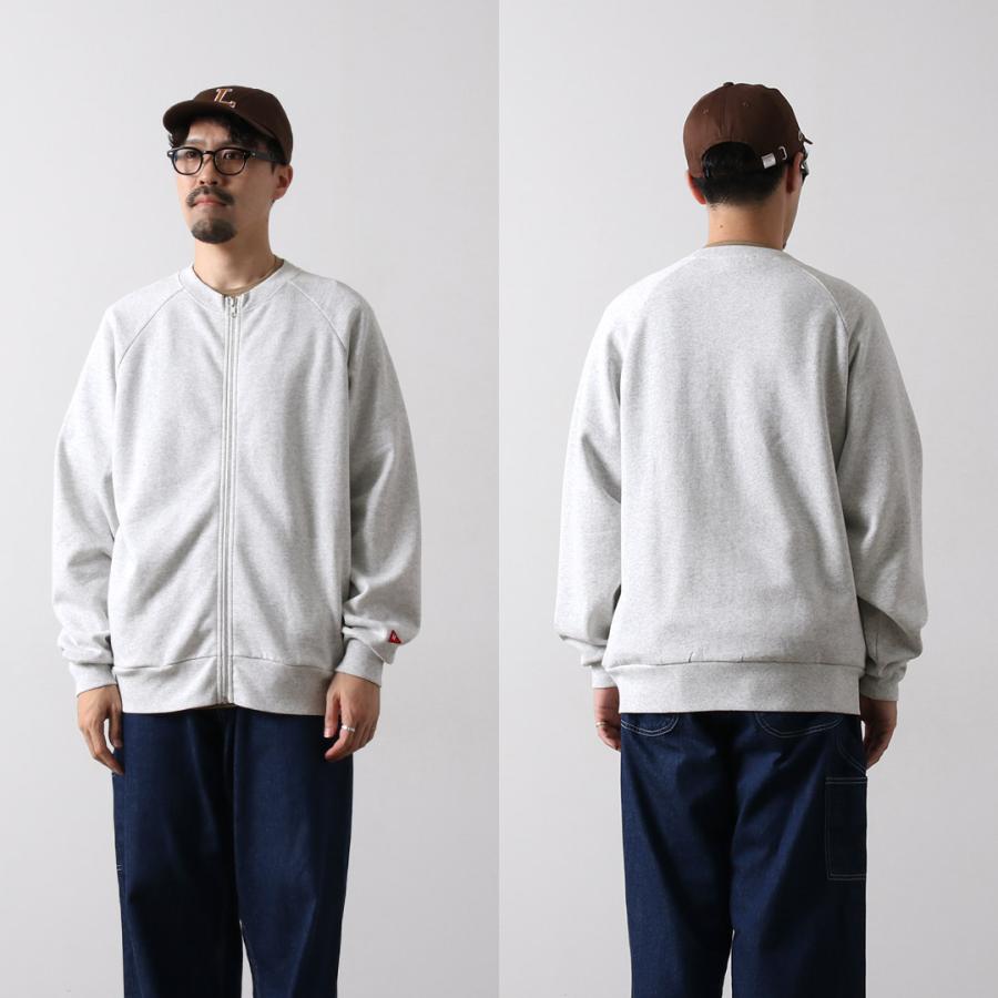 HEALTHKNIT（ヘルスニット） 別注 クラシックスウェット クルージップカーディガン / メンズ 長袖 トレーナー 裏起毛 無地 | Healthknit | 16