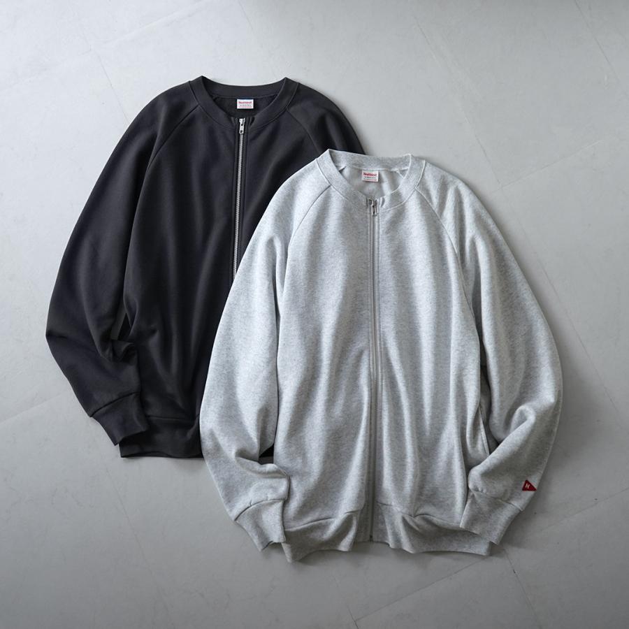 HEALTHKNIT（ヘルスニット） 別注 クラシックスウェット クルージップカーディガン / メンズ 長袖 トレーナー 裏起毛 無地 | Healthknit | 06