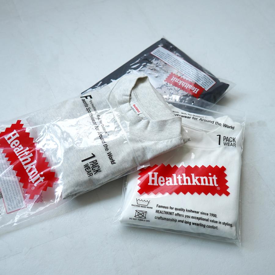 HEALTHKNIT（ヘルスニット） 別注 USコットン ユニバーサル モックネックTシャツ ロングスリーブ | Healthknit | 16