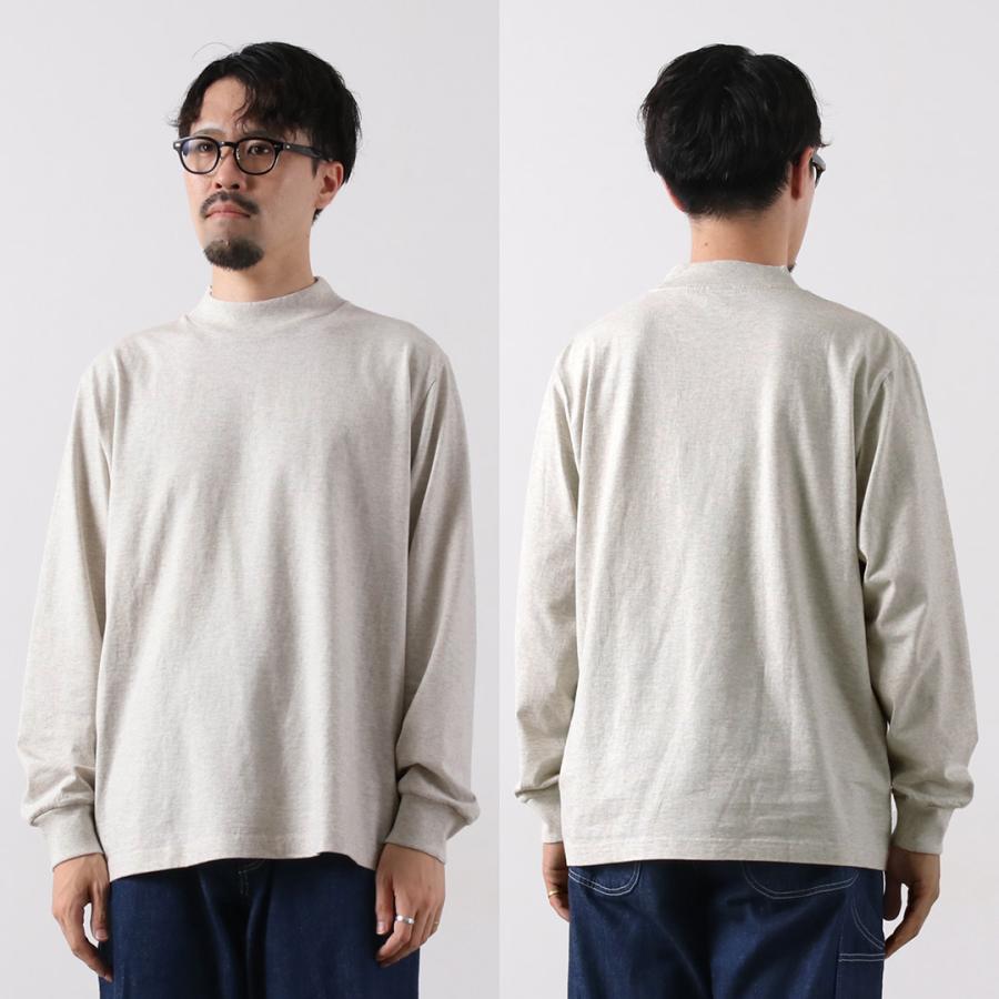 HEALTHKNIT（ヘルスニット） 別注 USコットン ユニバーサル モックネックTシャツ ロングスリーブ | Healthknit | 17