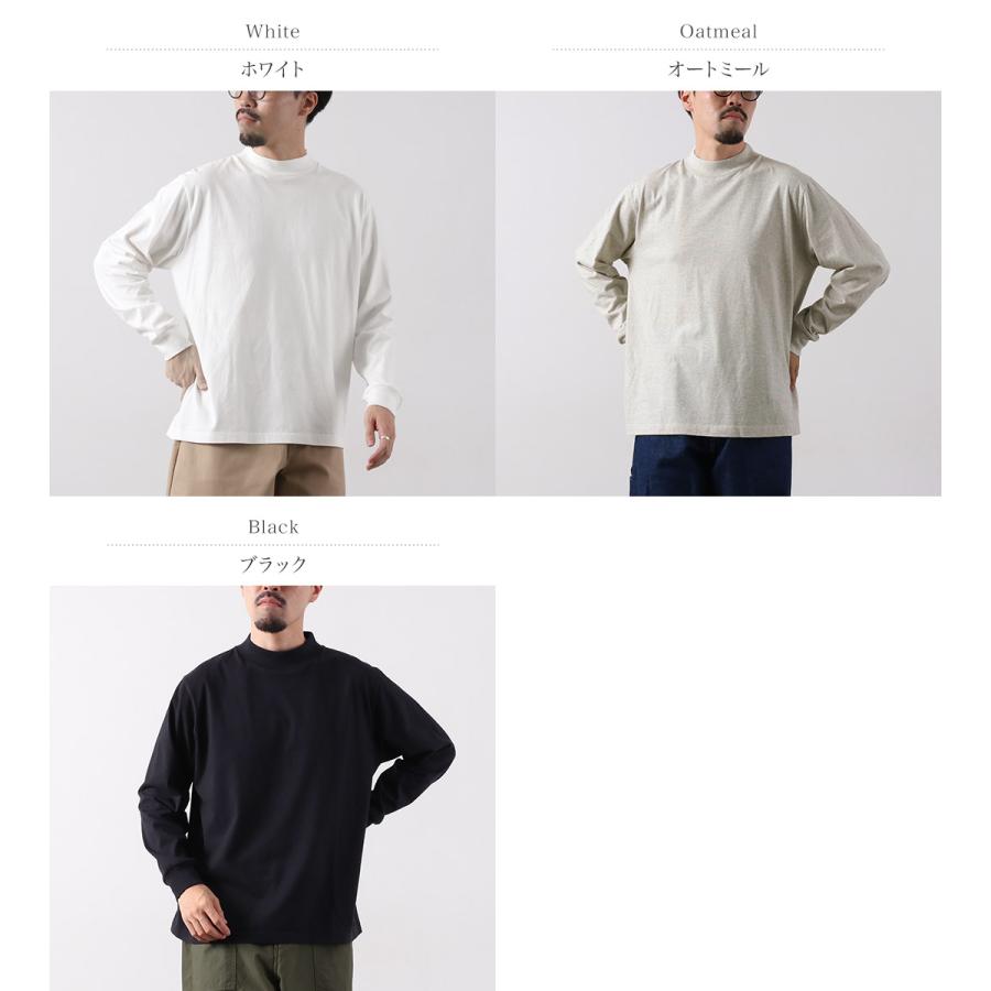 HEALTHKNIT（ヘルスニット） 別注 USコットン ユニバーサル モックネックTシャツ ロングスリーブ | Healthknit | 04