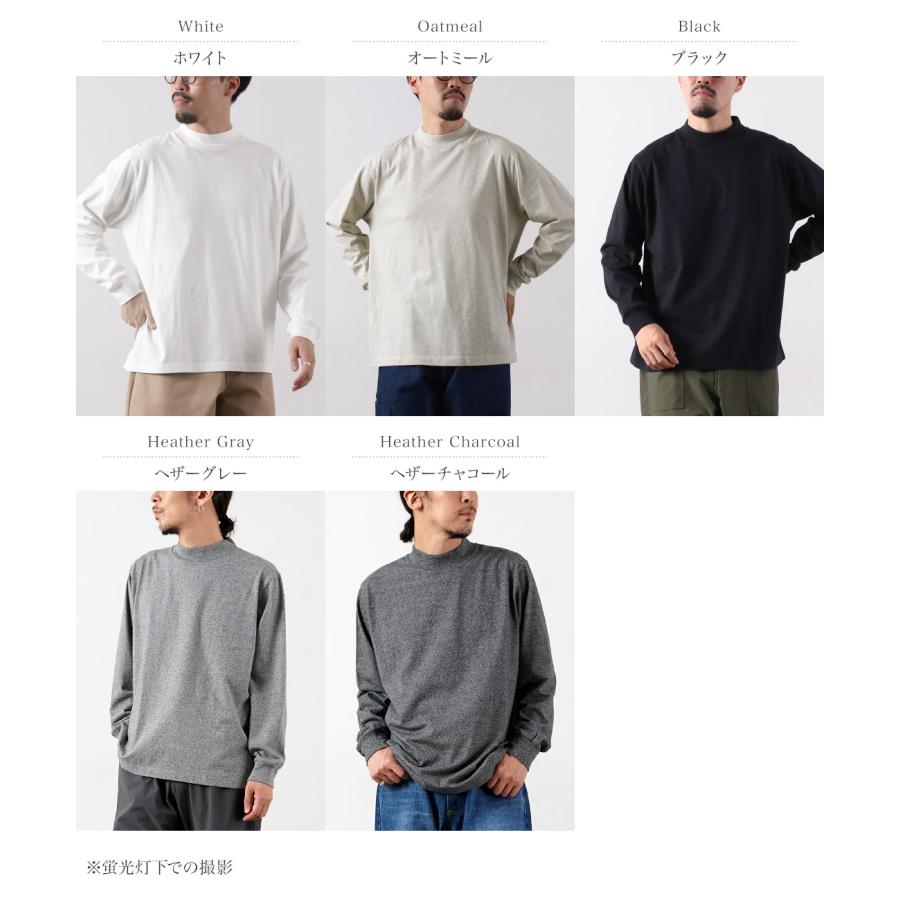 HEALTHKNIT（ヘルスニット） 別注 USコットン ユニバーサル モックネックTシャツ ロングスリーブ | Healthknit | 06