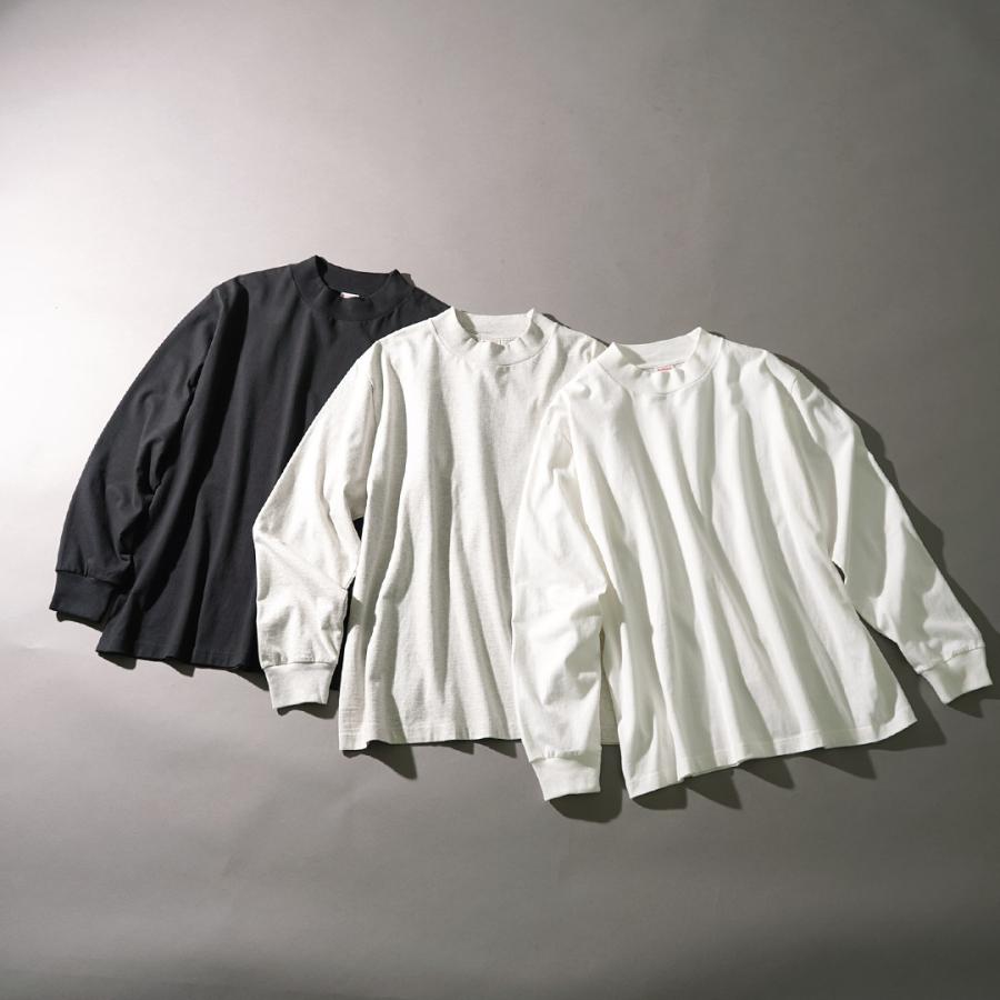 HEALTHKNIT（ヘルスニット） 別注 USコットン ユニバーサル モックネックTシャツ ロングスリーブ | Healthknit | 05