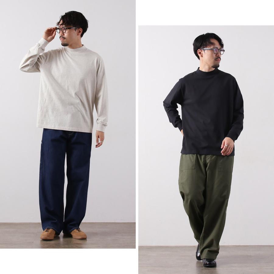 HEALTHKNIT（ヘルスニット） 別注 USコットン ユニバーサル モックネックTシャツ ロングスリーブ | Healthknit | 09