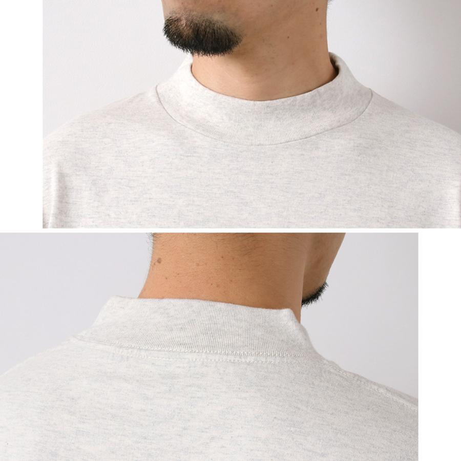 HEALTHKNIT（ヘルスニット） 別注 USコットン ユニバーサル モックネックTシャツ ロングスリーブ | Healthknit | 12
