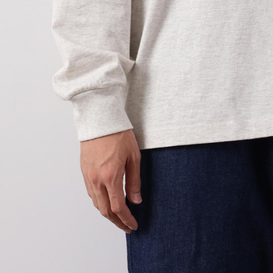 HEALTHKNIT（ヘルスニット） 別注 USコットン ユニバーサル モックネックTシャツ ロングスリーブ | Healthknit | 12