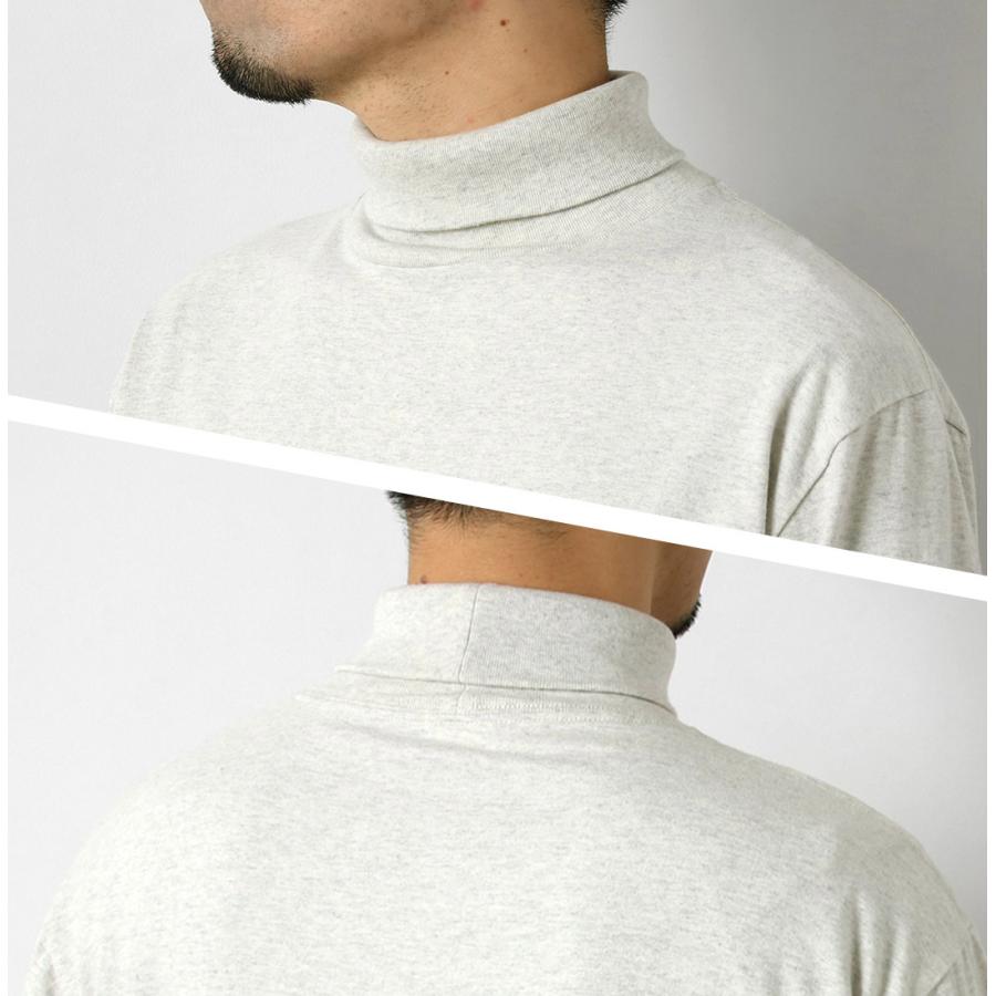 HEALTHKNIT（ヘルスニット） 別注 USコットン ロングスリーブ タートルネックTシャツ / メンズ 長袖 ロンT ハイネック 無地 | Healthknit | 13