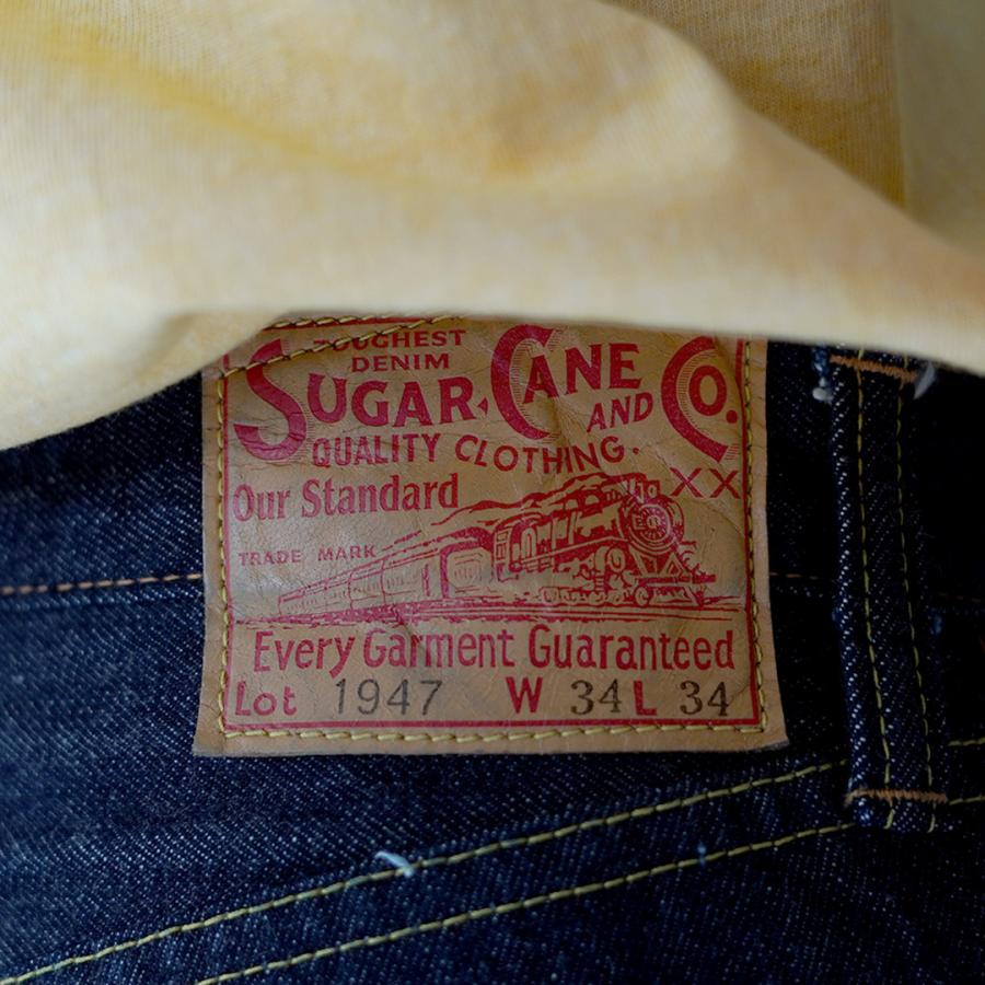 SUGAR CANE（シュガーケーン） 14.25ozデニムパンツ 1947モデル / メンズ ジーンズ ジーパン セルビッチ ワンウォッシュ 日本製 | SUGAR CANE | 09