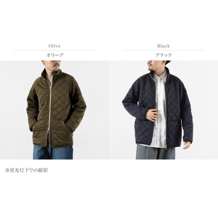 HARROWE HARROWE×SUNNY SPORTS（サニースポーツ） ソフトシェル スタンド ジップアップブルゾン 裏フリースキルト 日本製 / メンズ ジャケット キルティング | SUNNY SPORTS | 03