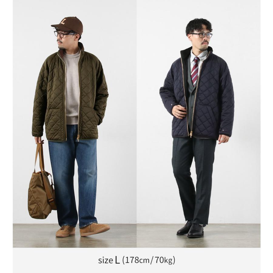 ROCOCO×SUNNY SPORTS（サニースポーツ） アークティック キルトジャケット 裏フリース │ スタンド ジップアップブルゾン | SUNNY SPORTS | 05