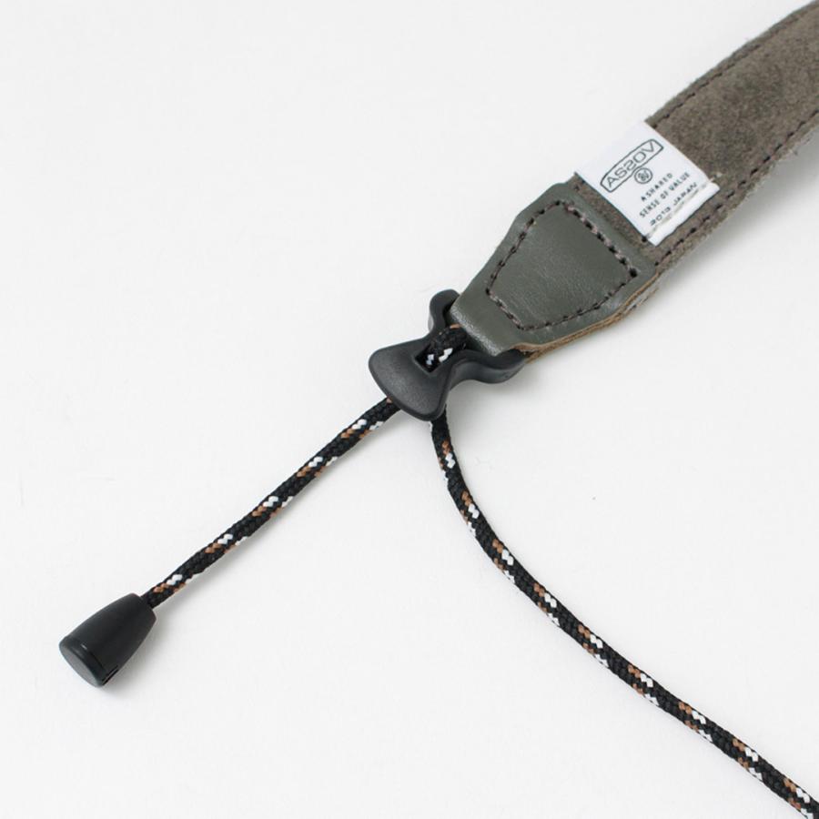 AS2OV（アッソブ） 撥水スエード サコッシュ ウォレット / メンズ レディース ショルダーバッグ 斜めがけ レザー 本革 | AS2OV | 16