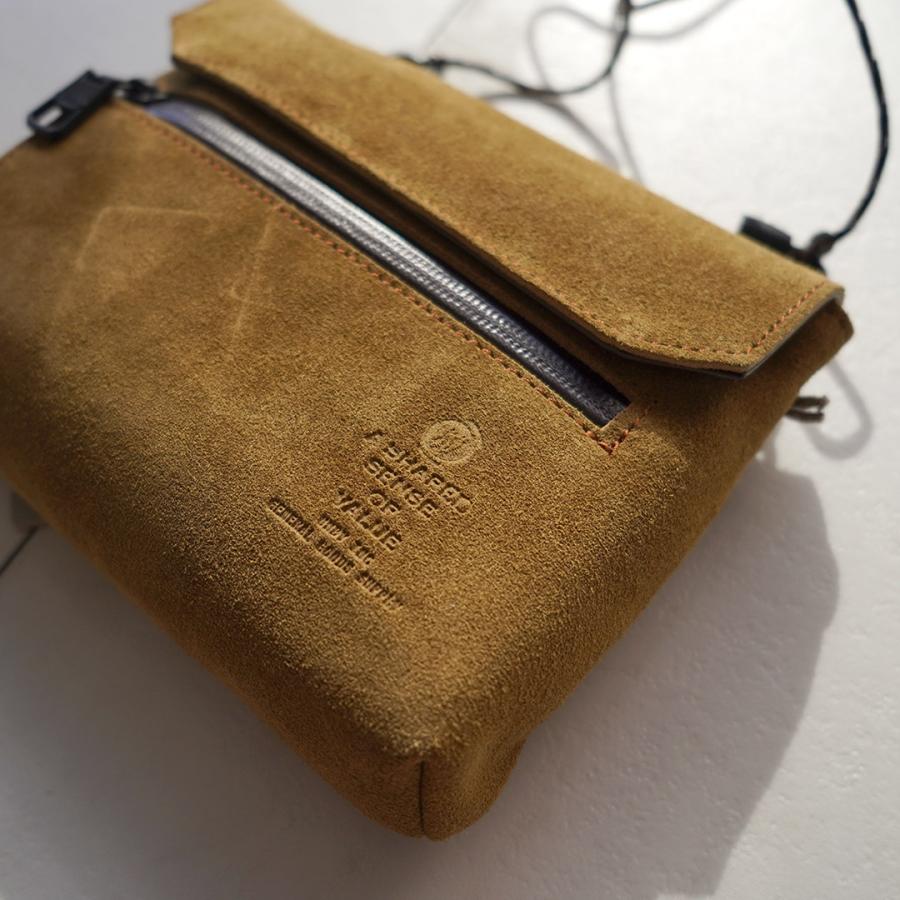 AS2OV（アッソブ） 撥水スエード サコッシュ ウォレット / メンズ レディース ショルダーバッグ 斜めがけ レザー 本革 | AS2OV | 20