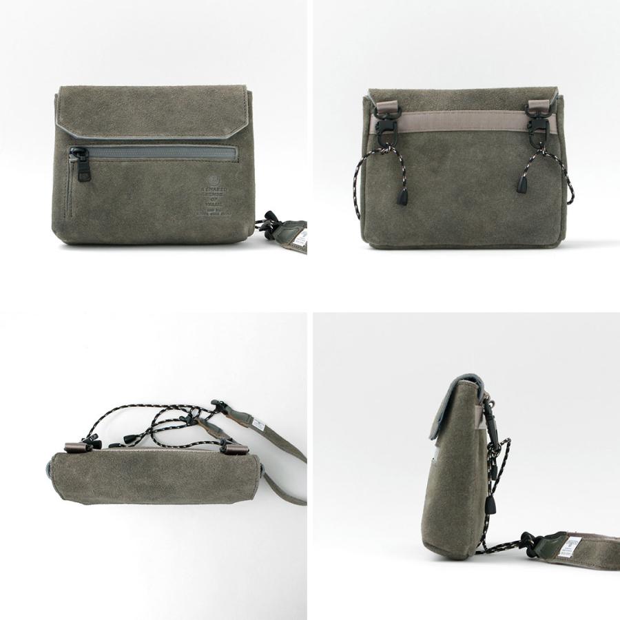 AS2OV（アッソブ） 撥水スエード サコッシュ ウォレット / メンズ レディース ショルダーバッグ 斜めがけ レザー 本革 | AS2OV | 21
