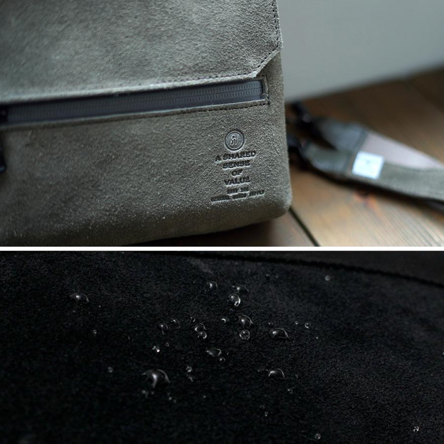 AS2OV（アッソブ） 撥水スエード サコッシュ ウォレット / メンズ レディース ショルダーバッグ 斜めがけ レザー 本革 | AS2OV | 11