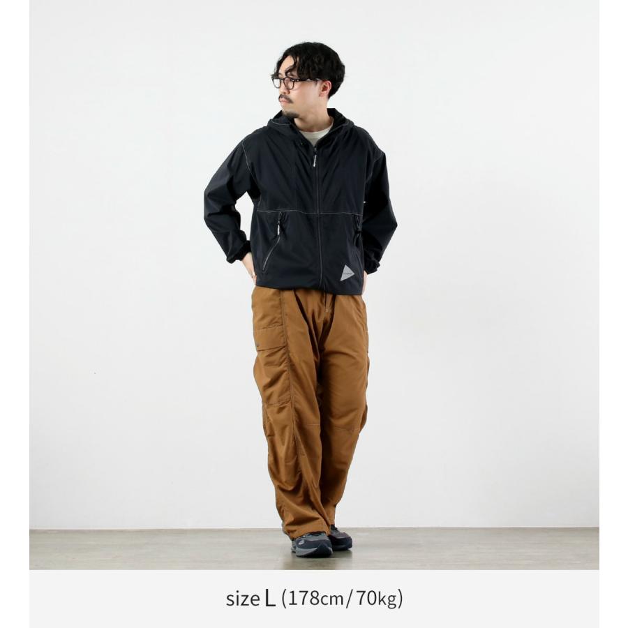 AND WANDER（アンドワンダー）パーテックス ウインドジャケット M / メンズ アウター 撥水 耐風 耐久 軽量 パッカブル | and wander | 06