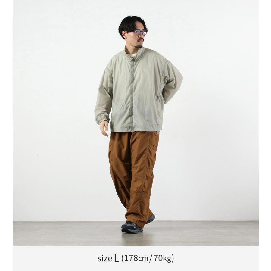 AND WANDER（アンドワンダー） オーバーサイズ リップ ジャケット M / メンズ リップストップ 軽量 撥水 パッカブル | and wander | 06