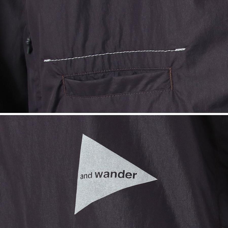 AND WANDER（アンドワンダー） オーバーサイズ リップ ジャケット M / メンズ リップストップ 軽量 撥水 パッカブル | and wander | 11