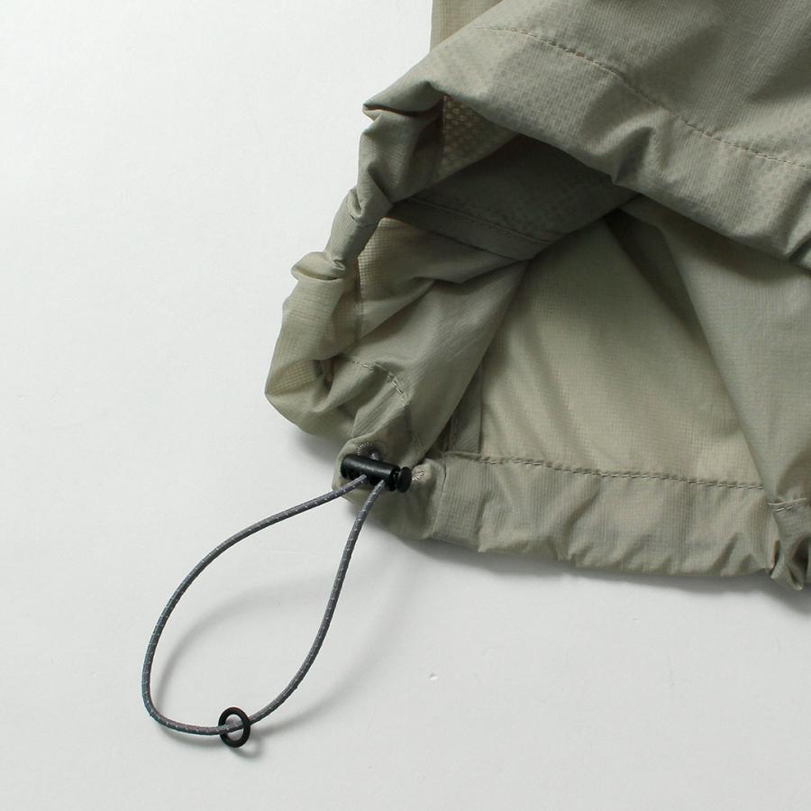 AND WANDER（アンドワンダー） オーバーサイズ リップ ジャケット M / メンズ リップストップ 軽量 撥水 パッカブル | and wander | 12