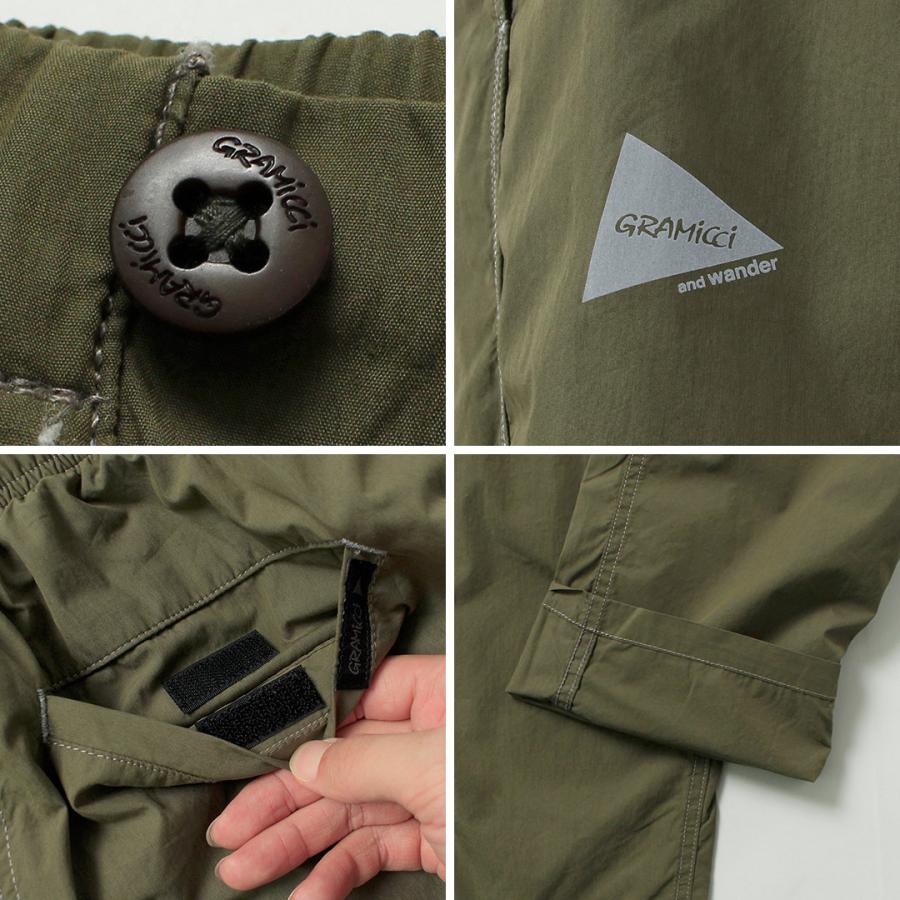 AND WANDER（アンドワンダー） グラミチ コットンナイロン クライミングパンツ イージーパンツ / メンズ 撥水 | and wander | 16