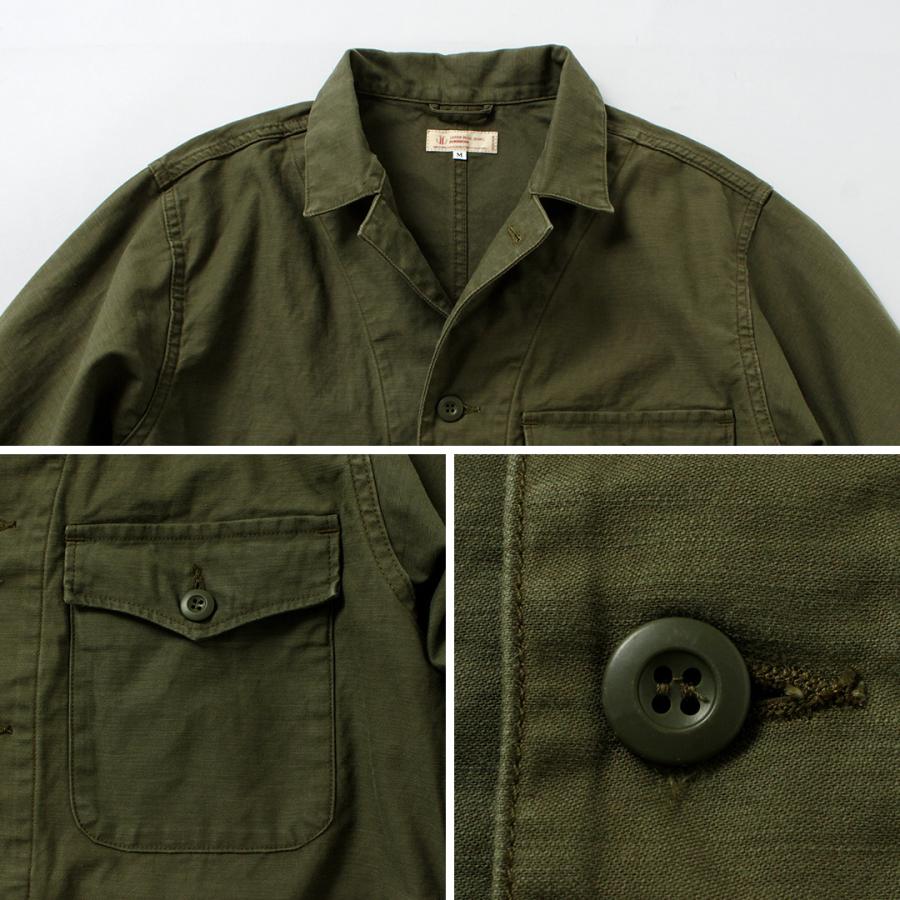 JAPAN BLUE JEANS（ジャパンブルージーンズ） 別注 ミリタリーバックサテン ジャケット / メンズ ライトアウター 日本製 | JAPAN BLUE JEANS | 15