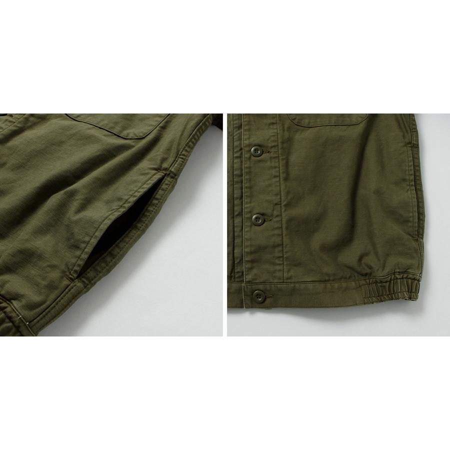 JAPAN BLUE JEANS（ジャパンブルージーンズ） 別注 ミリタリーバックサテン ジャケット / メンズ ライトアウター 日本製 | JAPAN BLUE JEANS | 16