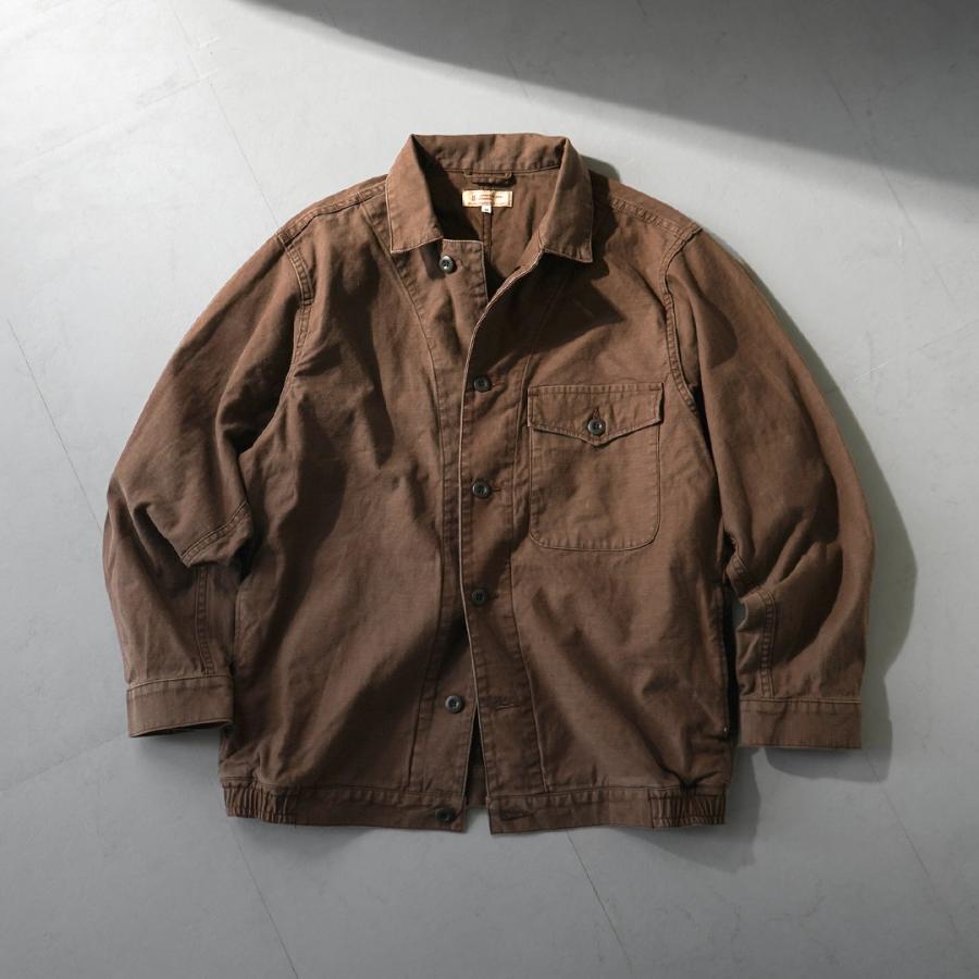 JAPAN BLUE JEANS（ジャパンブルージーンズ） 別注 ミリタリーバックサテン ジャケット / メンズ ライトアウター 日本製 | JAPAN BLUE JEANS | 05