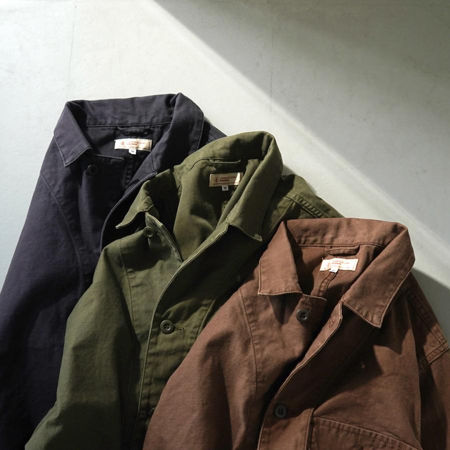 JAPAN BLUE JEANS（ジャパンブルージーンズ） 別注 ミリタリーバックサテン ジャケット / メンズ ライトアウター 日本製 | JAPAN BLUE JEANS | 08