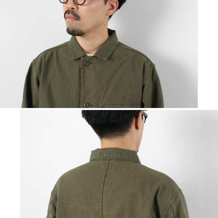 JAPAN BLUE JEANS（ジャパンブルージーンズ） 別注 ミリタリーバックサテン ジャケット / メンズ ライトアウター 日本製 | JAPAN BLUE JEANS | 11