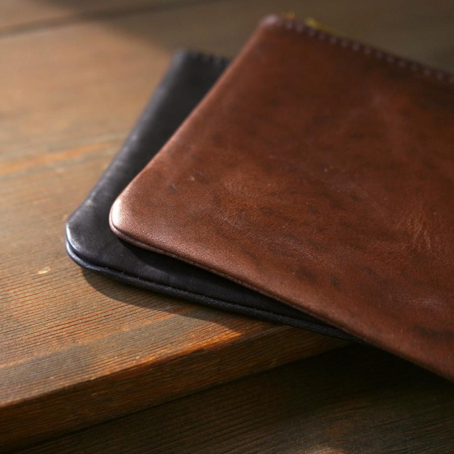 BUTTON WORKS（ボタンワークス） クロムエクセル レザーポーチウォレット / メンズ 日本製 CHROMEXCEL LTR PORCH | Button Works | 07