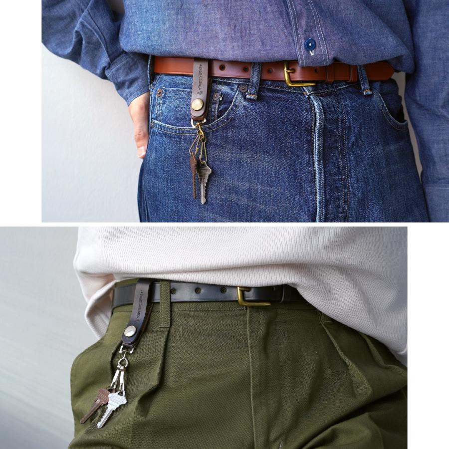 BUTTON WORKS（ボタンワークス） クロムエクセル レザーキーホルダー ノース＆ジャッド アンカーフック / メンズ ベルトキーパー | Button Works | 05