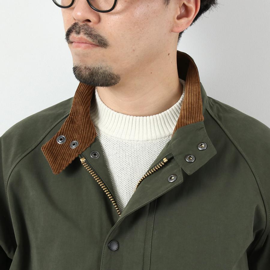 BARBOUR（バブアー） ピーチドブルゾン トランスポート ジャケット / メンズ ノンワックス ピーチスキン | Barbour | 12