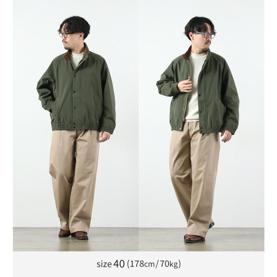 BARBOUR（バブアー） ピーチドブルゾン トランスポート ジャケット / メンズ ノンワックス ピーチスキン | Barbour | 05