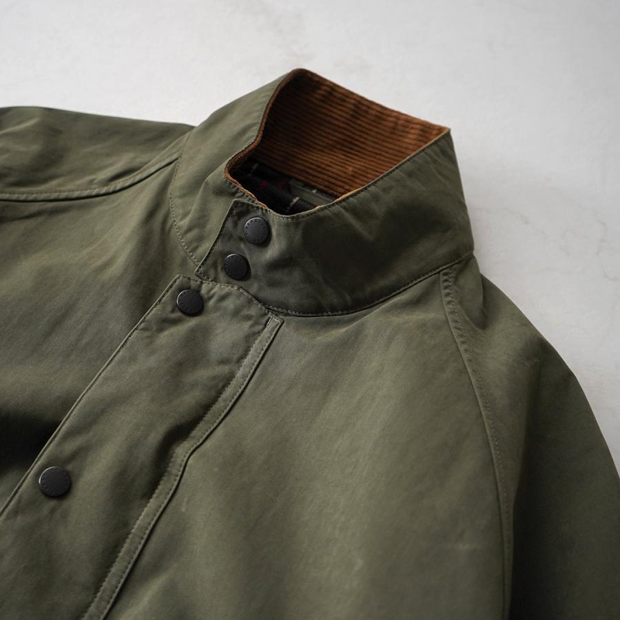 BARBOUR（バブアー） ピーチドブルゾン トランスポート ジャケット / メンズ ノンワックス ピーチスキン | Barbour | 09