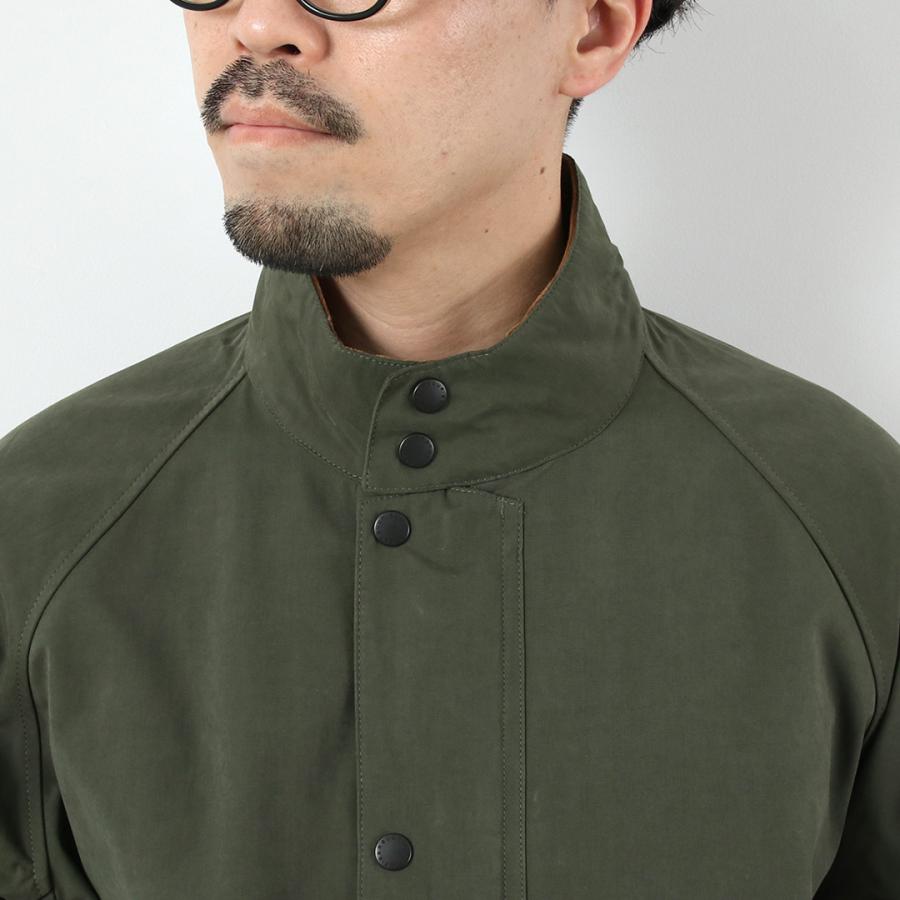 BARBOUR（バブアー） ピーチドブルゾン トランスポート ジャケット / メンズ ノンワックス ピーチスキン | Barbour | 11